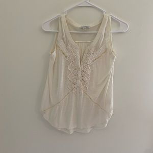 American eagle white detailed tank top